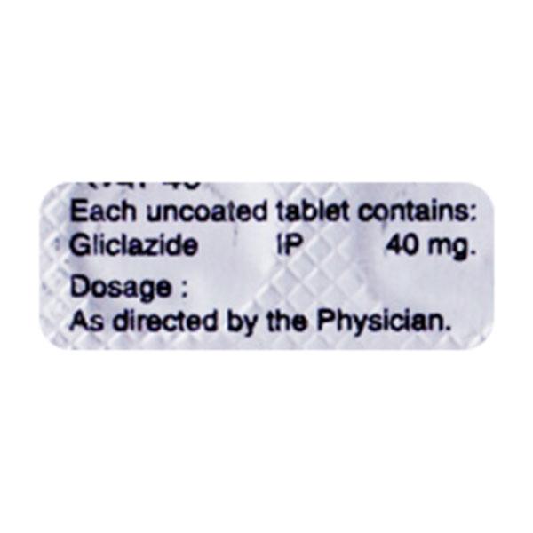 GLIVA 40mg Tablet 10's