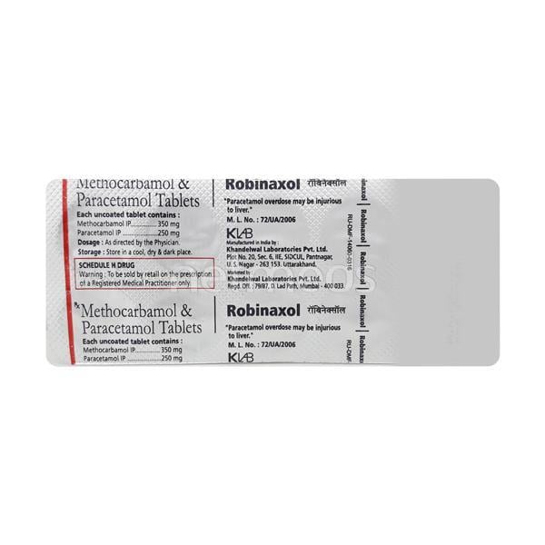 Robinaxol Tablet 10'S