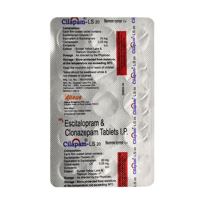 CILAPAM LS 20 Tablet 15's