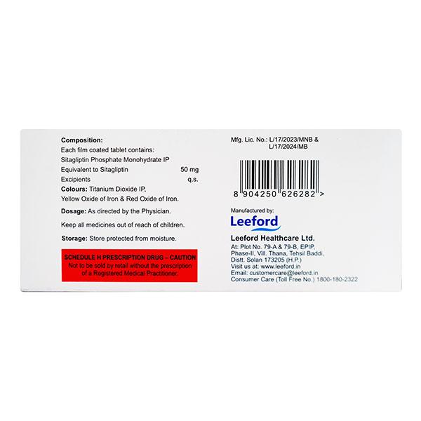 SITALIPTIN 50 Tablet 10's