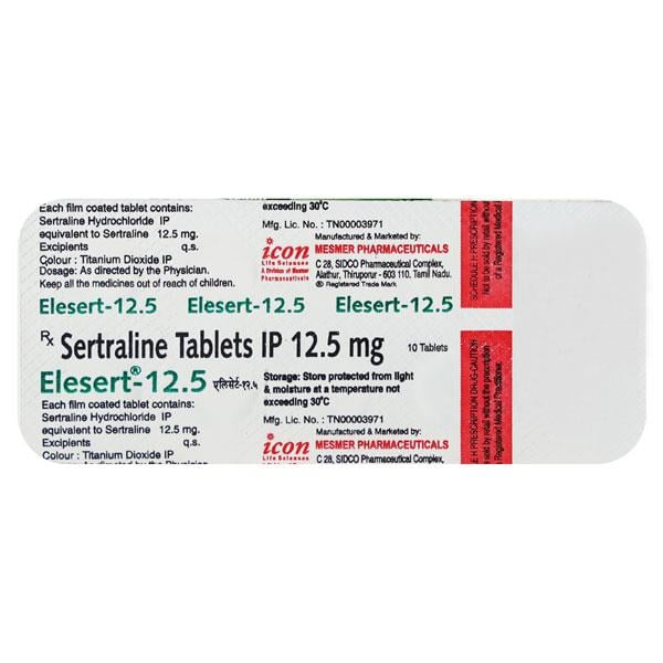 Elesert 12.5mg Tablet 10'S