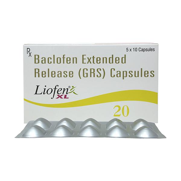 Liofen XL 20mg Capsule 10'S