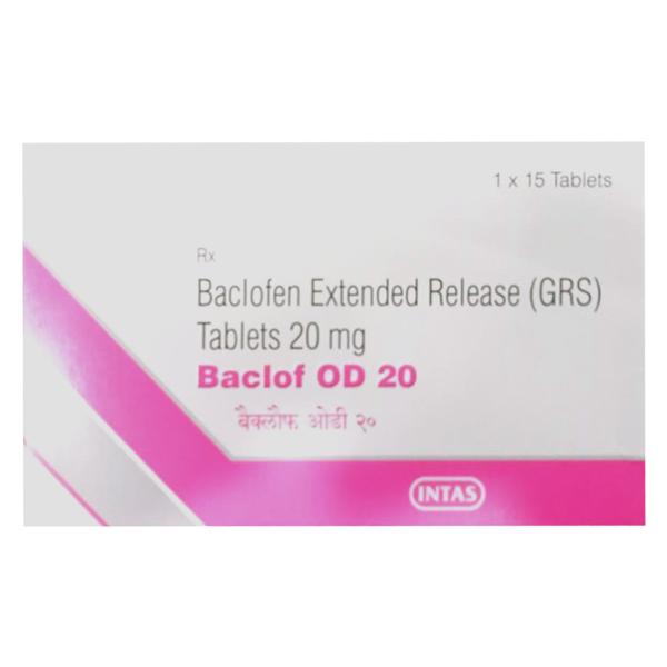 BACLOF OD 20 Tablet 15's