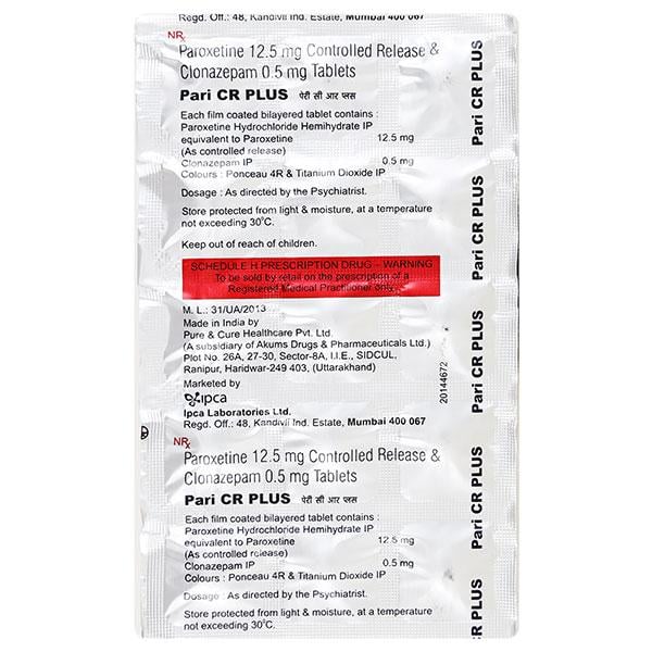 PARI CR PLUS Tablet 15's