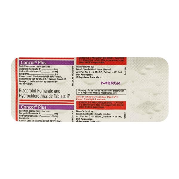 Concor Plus Tablet 10'S