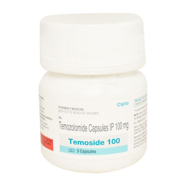 Temoside 100mg Capsule 5'S