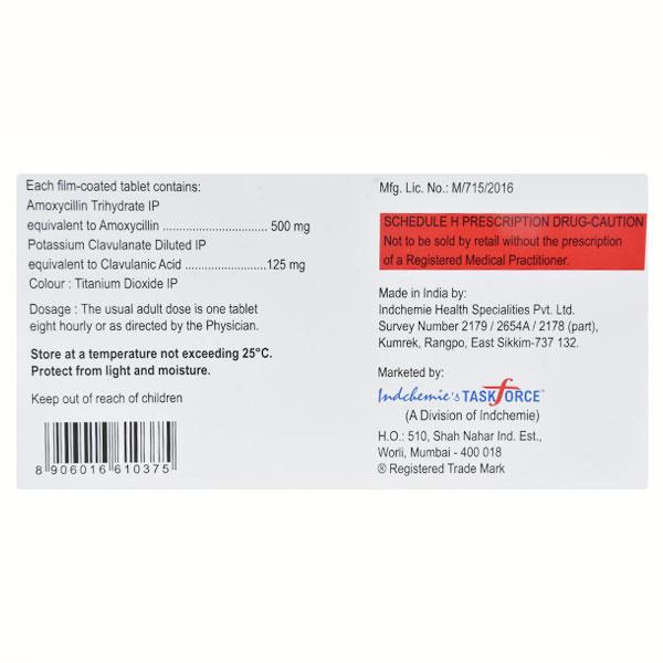 Starclav 500/125mg Tablet 10'S