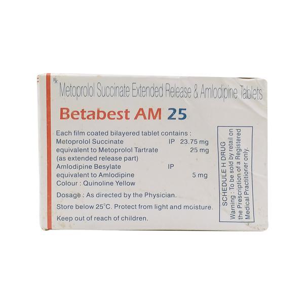 Betabest AM 25mg Tablet 10'S