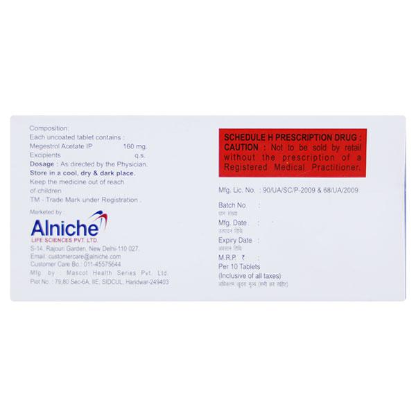 Megahenz 160mg Tablet 10'S