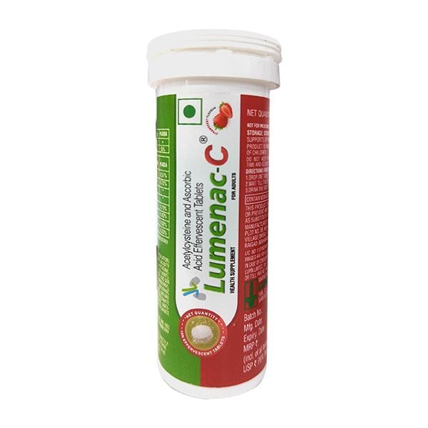 LUMENAC C STRAWBERRY FLAVOUR Effervescent Tablet 10's