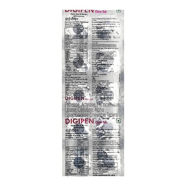 Digipen Chew Tablet 10'S
