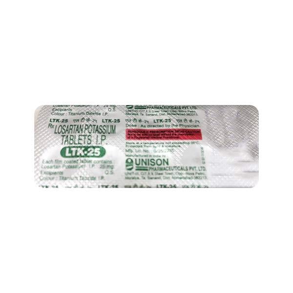 LTK 25mg Tablet 10'S