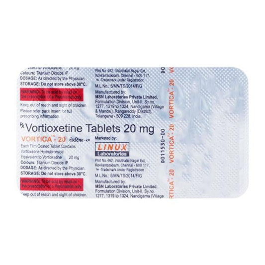 VORTICA 20 Tablet 10's