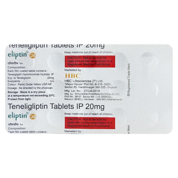 ELIPTIN 20 Tablet 15's