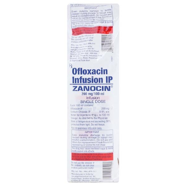 Zanocin Infusion 100ml