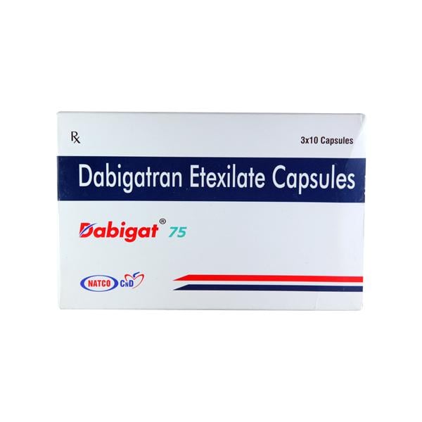 Dabigat 75mg Capsule 10'S