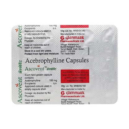 Ascovent 100mg Capsule 10'S