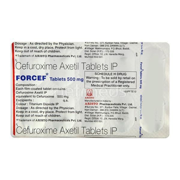 Forcef 500mg Tablet 10'S