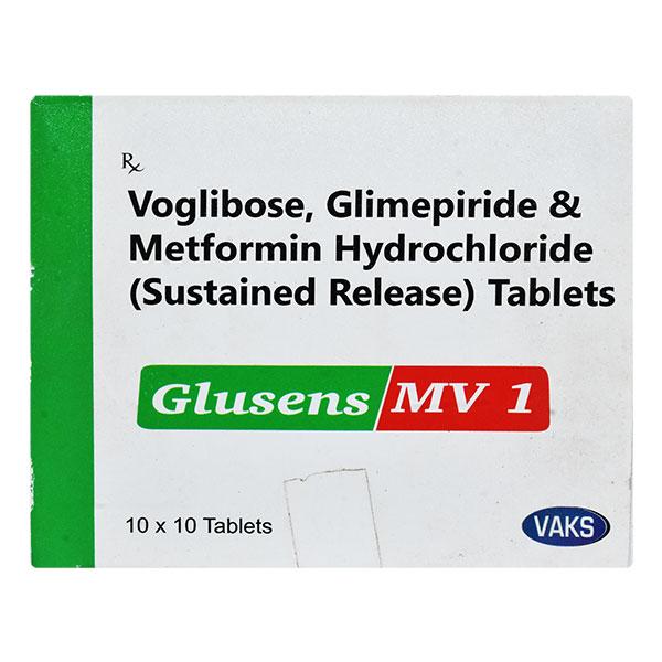 Glusens MV 1/500/0.2mg Tablet 10'S