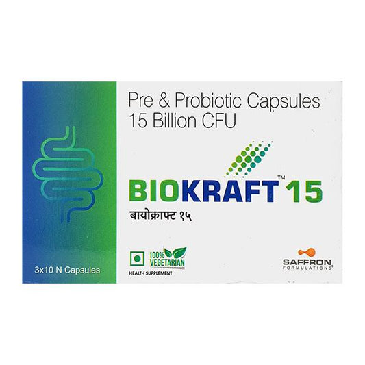 BIOKRAFT 15 Capsule 10's