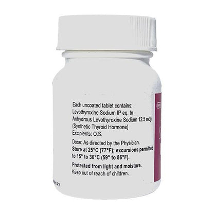 Lethyrox 12.5Mcg Tablet 50'S
