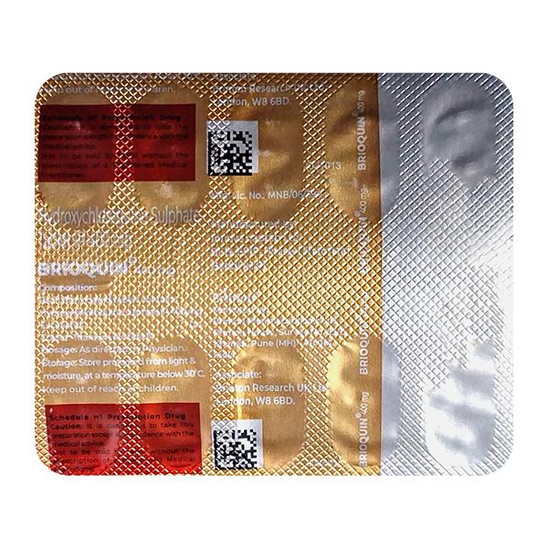BRIOQUIN 400mg Tablet 10's