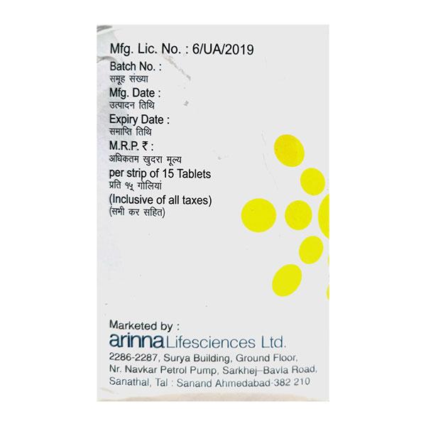 FRITOLEV 750 Tablet 15's