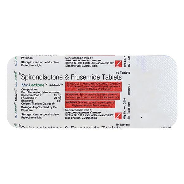 Minilactone Tablet 10'S
