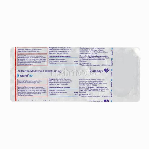 Azarbi 80mg Tablet 10'S