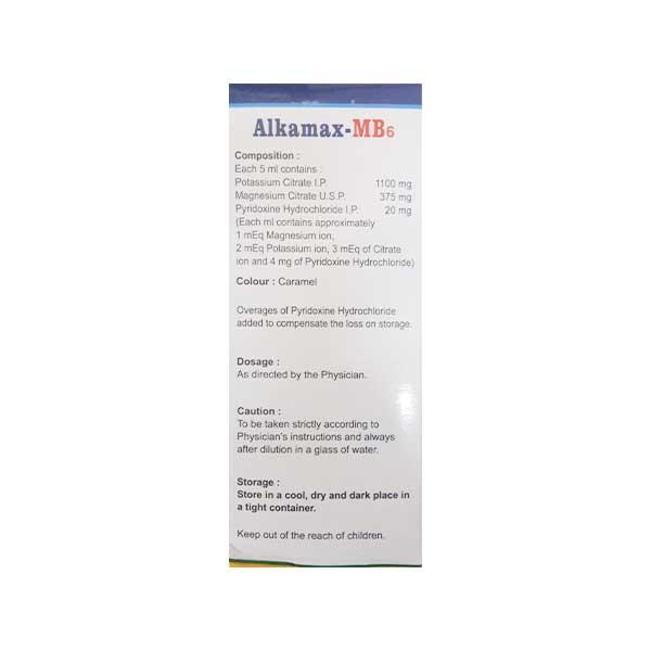 ALKAMAX MB6 MANGO FLAVOUR SUGAR FREE Oral Solution 200ml