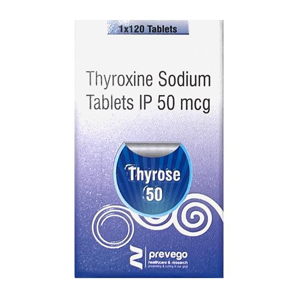 THYROSE 50 Tablet 120's