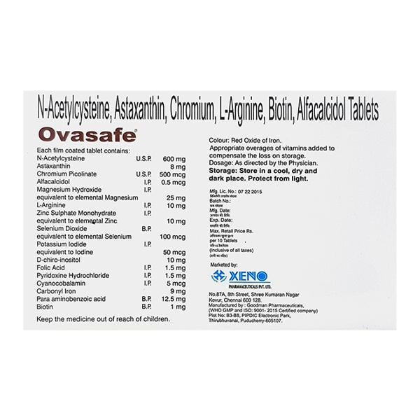 Ovasafe Tablet 10'S