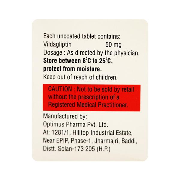 VILNIP 50mg Tablet 15's