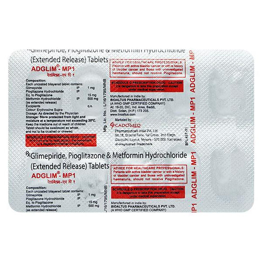 ADGLIM MP1 TABLET 10'S