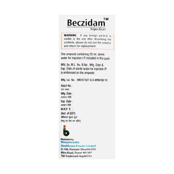 BECZIDAM 2.5g Injection 1's