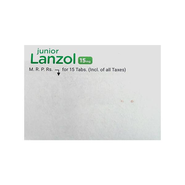 JUNIOR LANZOL STRAWBERRY FLAVOUR Tablet 15's