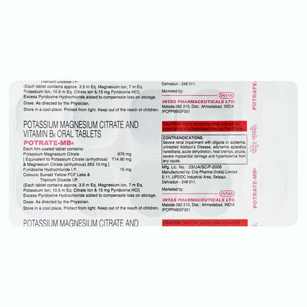 Potrate Mb6 Tablet 10'S