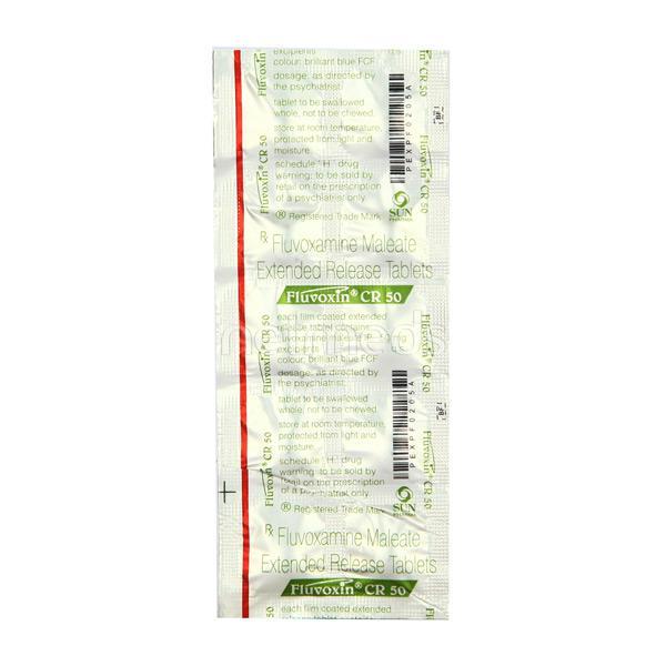 Fluvoxin CR 50mg Tablet 10'S
