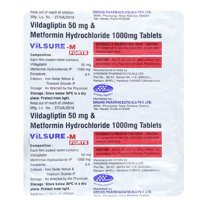 VILSURE M FORTE Tablet 15's