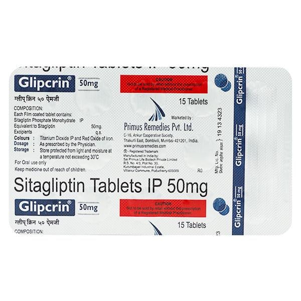 GLIPCRIN 50 Tablet 15's