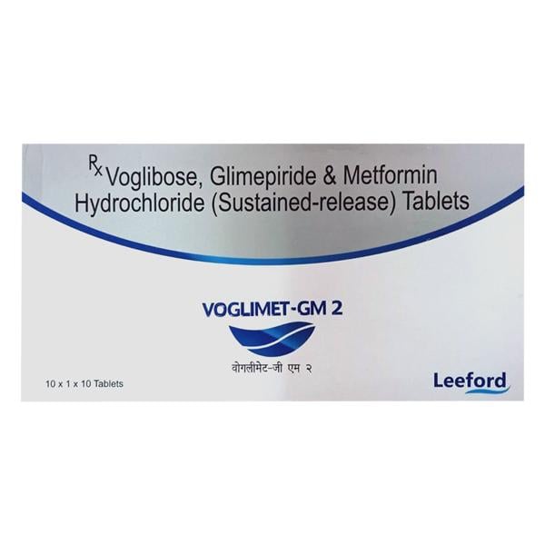 Voglimet GM 2 Tablet 10'S