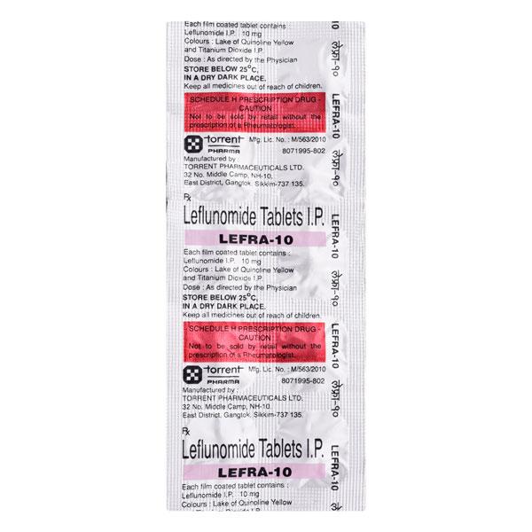 Lefra 10mg Tablet 10'S