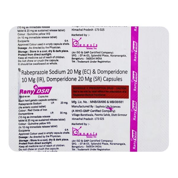 RANY DSR Capsule 10's