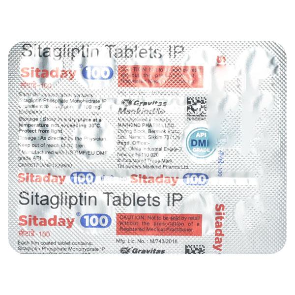 SITADAY 100 Tablet 15's