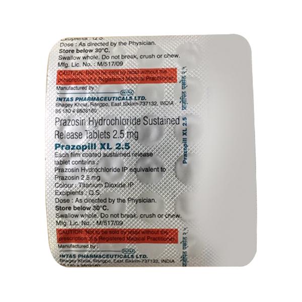PRAZOPILL XL 2.5 Tablet 30's