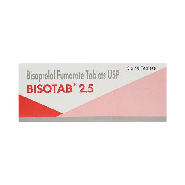 BISOTAB 2.5mg Tablet 10's