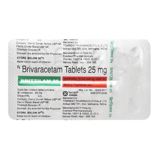 BRITZILAM 25 Tablet 14's
