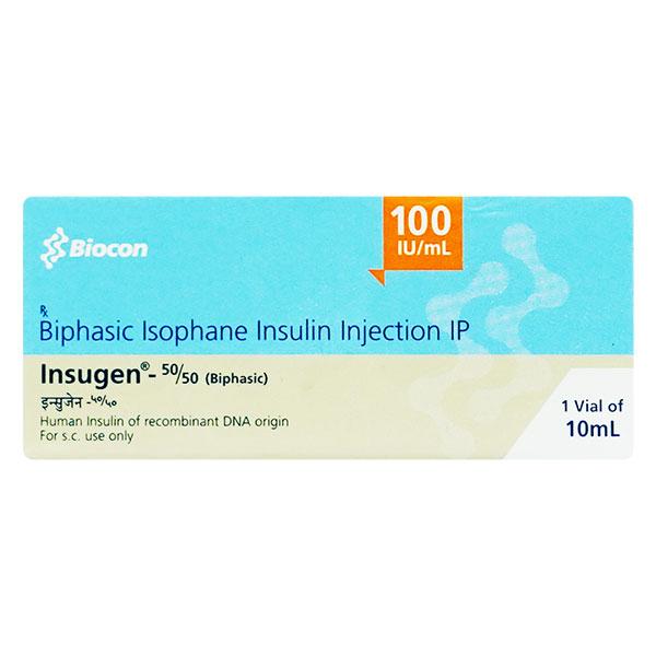 Insugen 50/50 100IU Injection 1X10ml