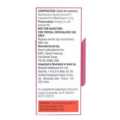 VIGAMOX Ophthalmic Solution 5ml