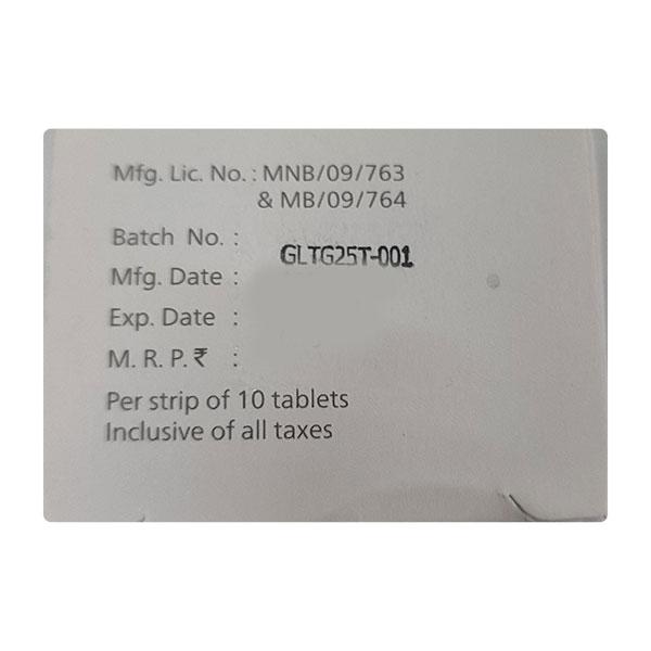 GLIBETAG 2.5mg Tablet 10's
